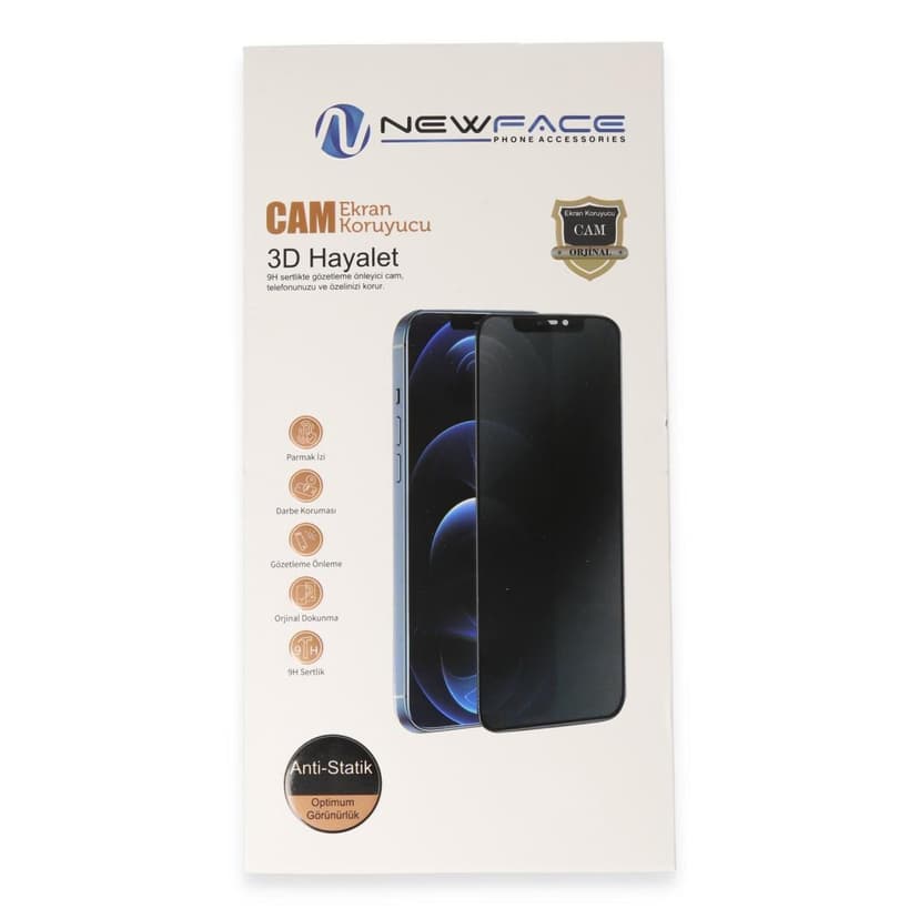 Newface Huawei Honor 600 Pro 3D Antistatik Hayalet Cam Ekran Koruyucu
