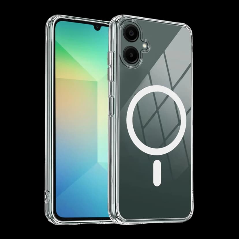 Newface Samsung Galaxy A06 Combo Sert Şeffaf Magsafe Kapak