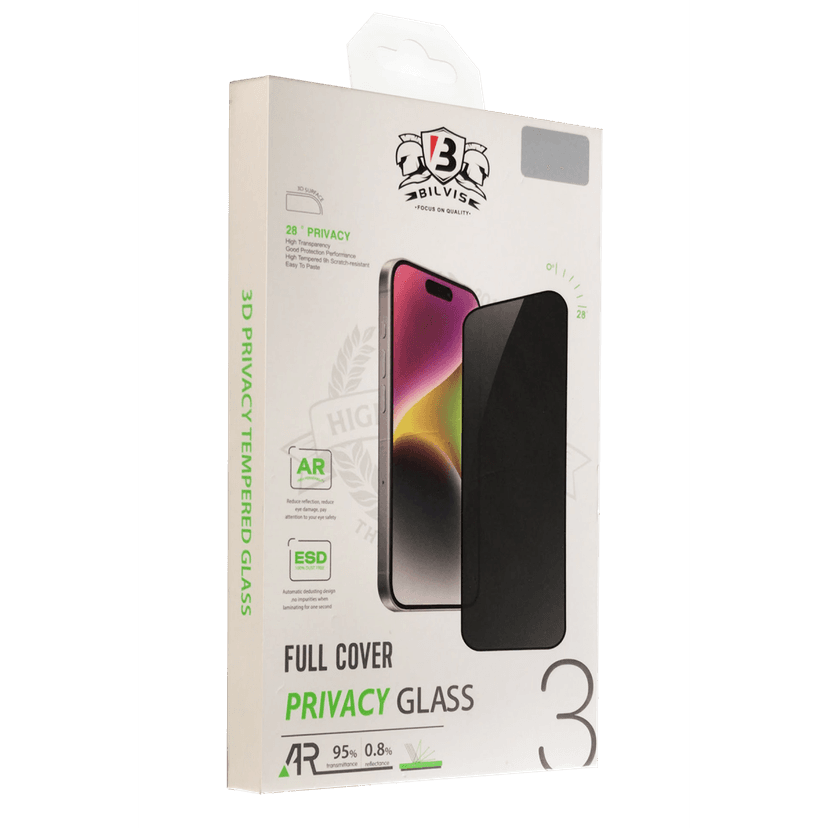 Newface Apple iPhone 13 Pro Max Bilvis 3D Hayalet Cam Ekran Koruyucu