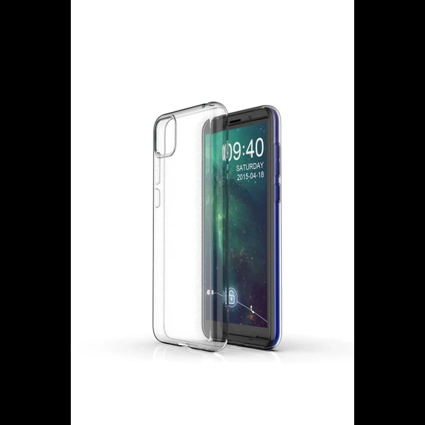 Newface Huawei Y5P Kılıf Lüx Şeffaf Silikon