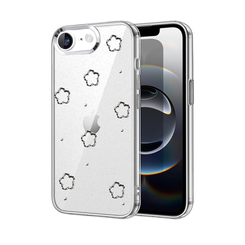 Newface Apple iPhone 16E Fiyonk Desenli Kapak