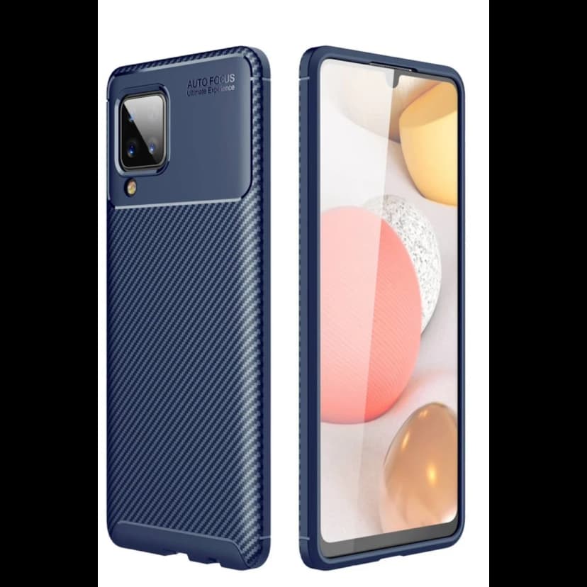 Newface Samsung Galaxy A22 Kılıf Auto Focus Karbon Kapak