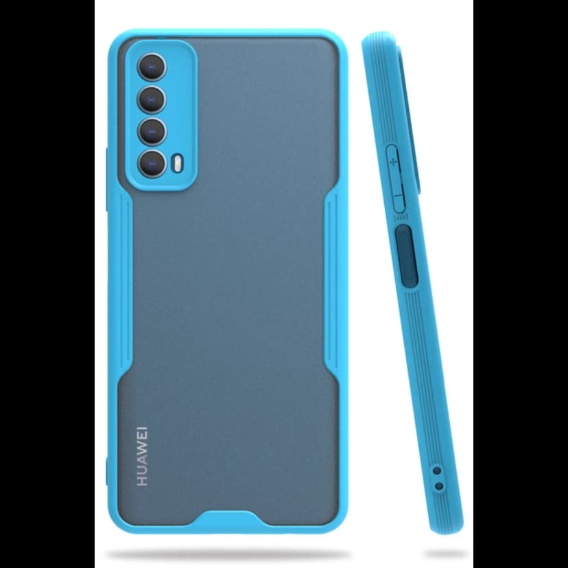 Newface Huawei P Smart 2021 Kılıf Platin Silikon