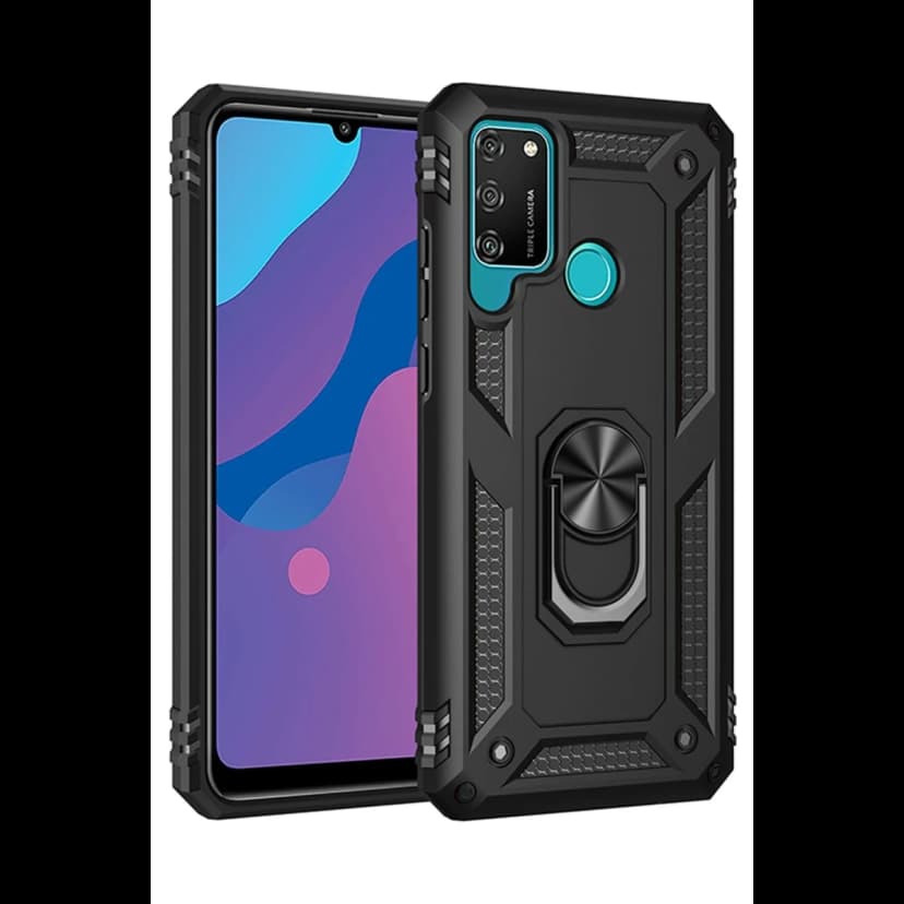 Newface Huawei Y6P Kılıf Sofya Yüzüklü Silikon Kapak