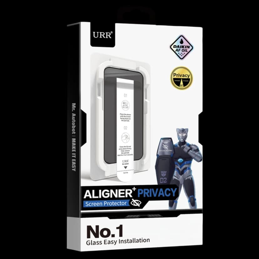 URR Apple iPhone 14 Aligner+ Hayalet Cam Ekran Koruyucu