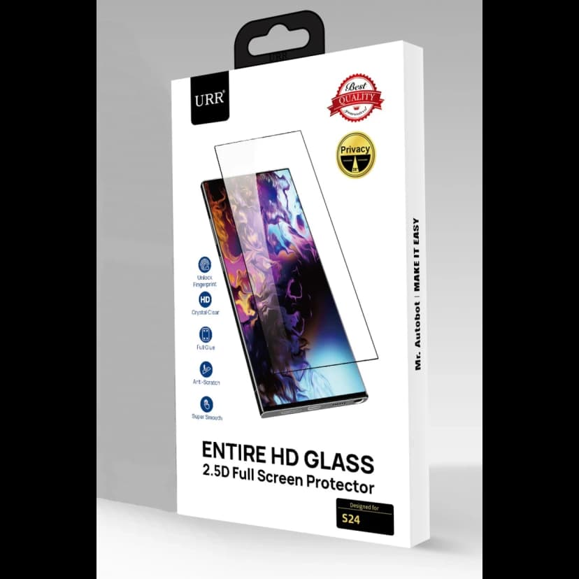 URR Samsung Galaxy S24 2.5D 20º Entire HD Privacy Cam Ekran Koruyucu