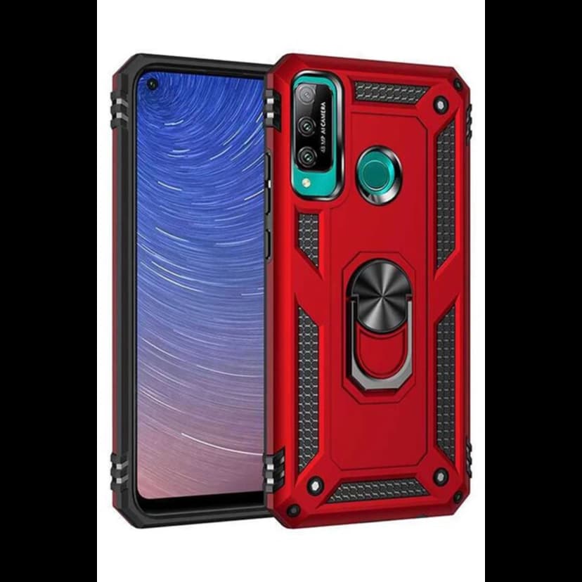 Newface Huawei P40 Lite E Kılıf Sofya Yüzüklü Silikon Kapak