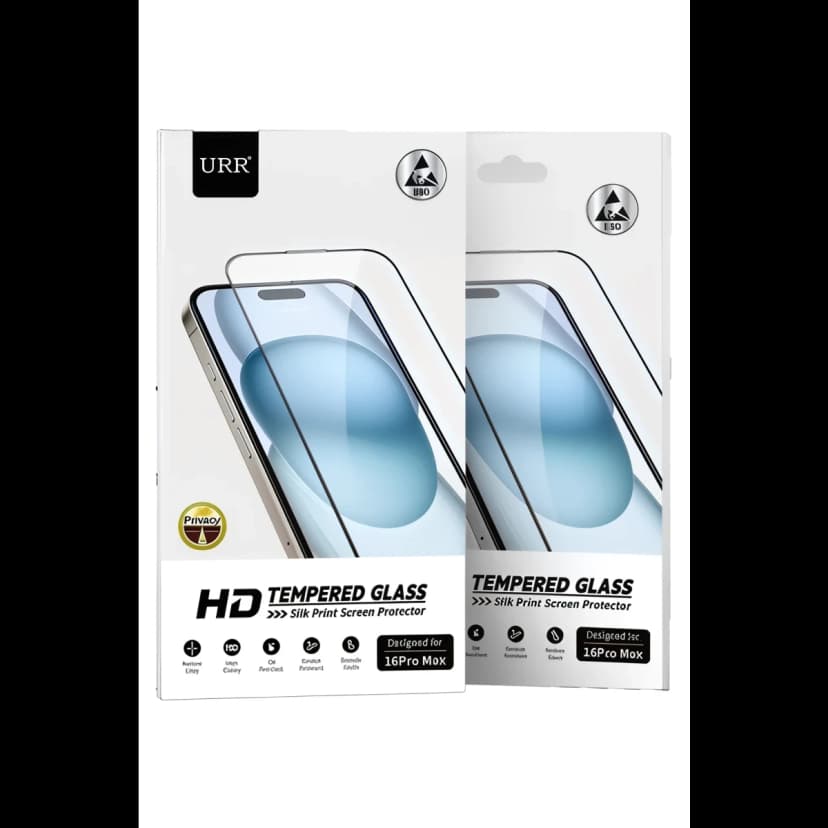 URR Apple iPhone 14 2.5D Antidust HD Privacy Cam Ekran Koruyucu