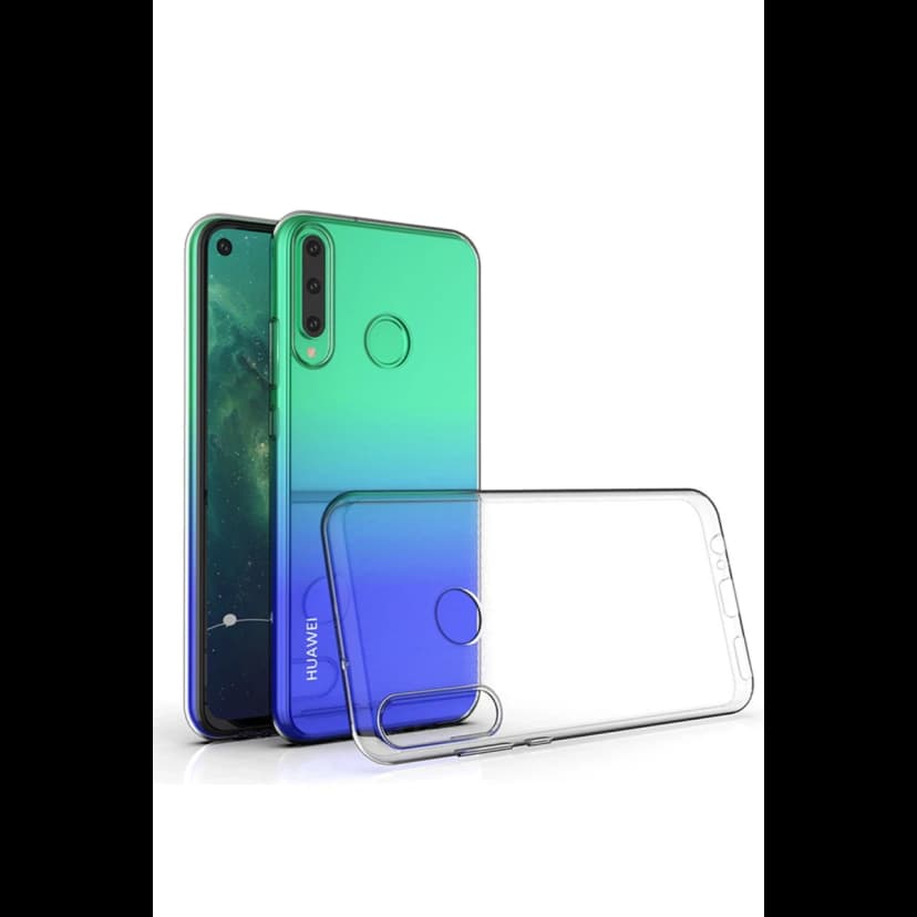 Newface Huawei Y6P Kılıf Lüx Şeffaf Silikon