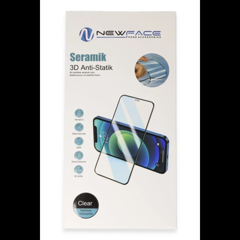 Newface Samsung Galaxy A37 5G 3D Antistatik Seramik Nano Ekran Koruyucu