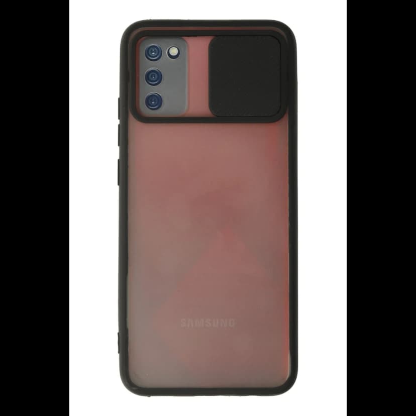 Newface Samsung Galaxy A02S Kılıf Palm Buzlu Kamera Sürgülü Silikon