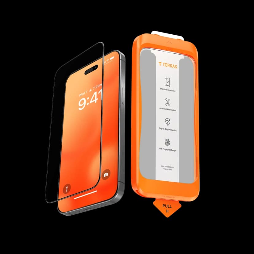 Torras Apple iPhone 16 Install Master AutoKit HD Cam Ekran Koruyucu