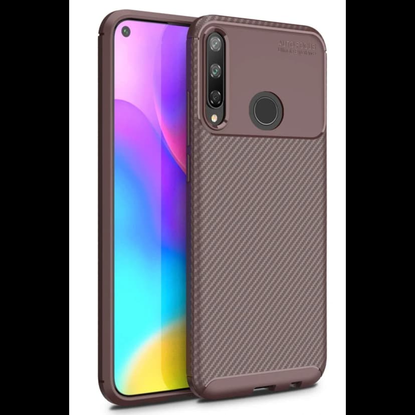 Newface Huawei P40 Lite E Kılıf Auto Focus Karbon Kapak