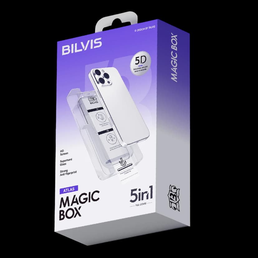 Newface Apple iPhone 13 Pro Max Bilvis 5in1 3D Magic Cam Ekran Koruyucu