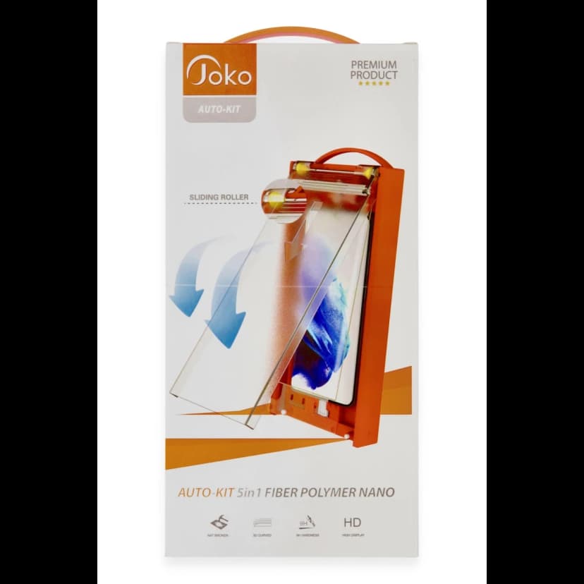 Joko Samsung Galaxy S22 AutoKit 5in1 Fiber Polymer Nano Ekran Koruyucu