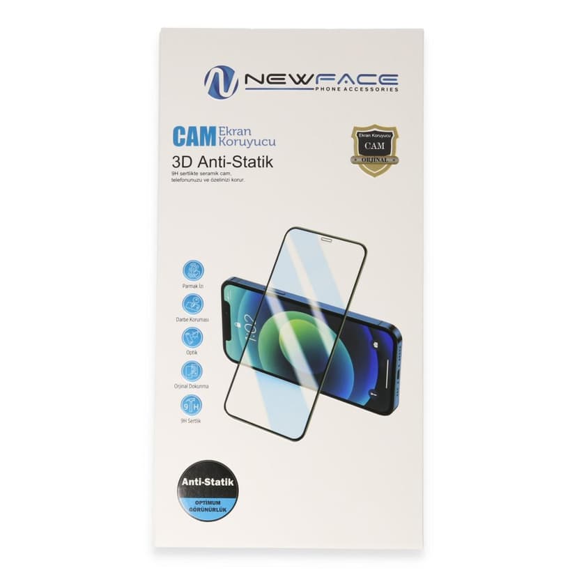 Newface Huawei Honor 600 Pro 3D Antistatik Cam Ekran Koruyucu