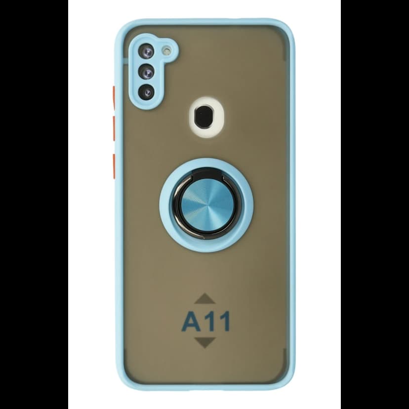 Newface Samsung Galaxy A11 Kılıf Montreal Yüzüklü Silikon Kapak