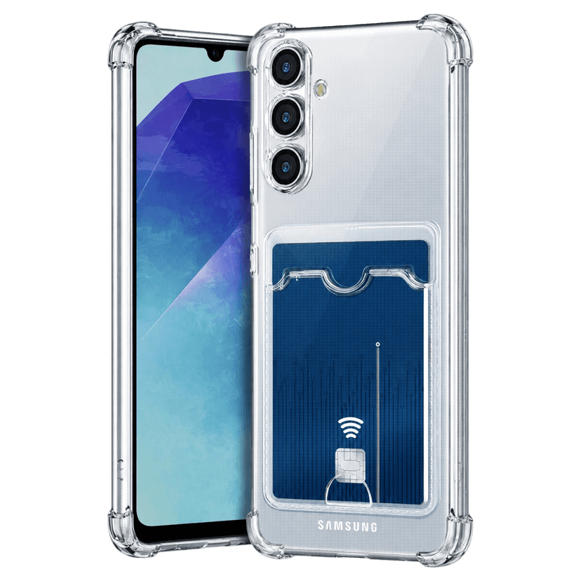 Newface Samsung Galaxy A27 Kılıf Kart Şeffaf Silikon