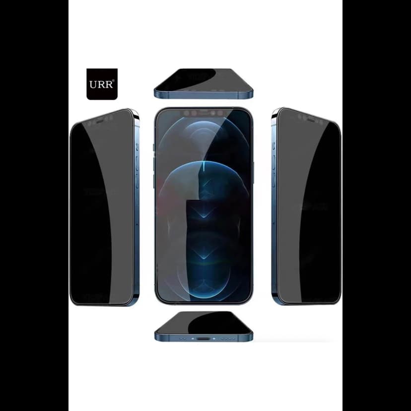 URR Apple iPhone 15 4 Way Anti Spy 360 Privacy Cam Ekran Koruyucu