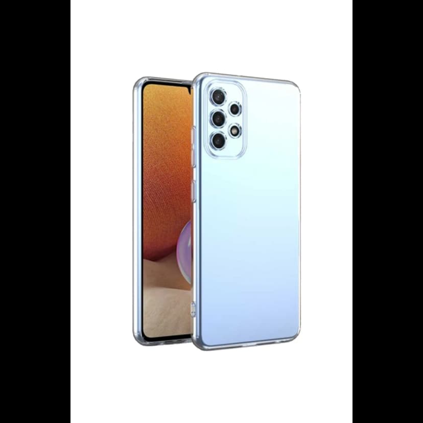 Newface Samsung Galaxy A73 5G Kılıf Lüx Şeffaf Silikon