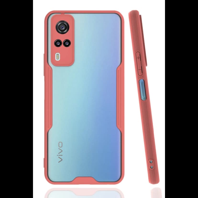 Newface Vivo Y53S Kılıf Platin Silikon