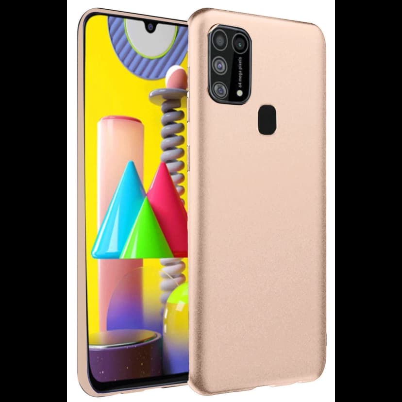 Newface Samsung Galaxy M31 Kılıf Nano içi Kadife Silikon