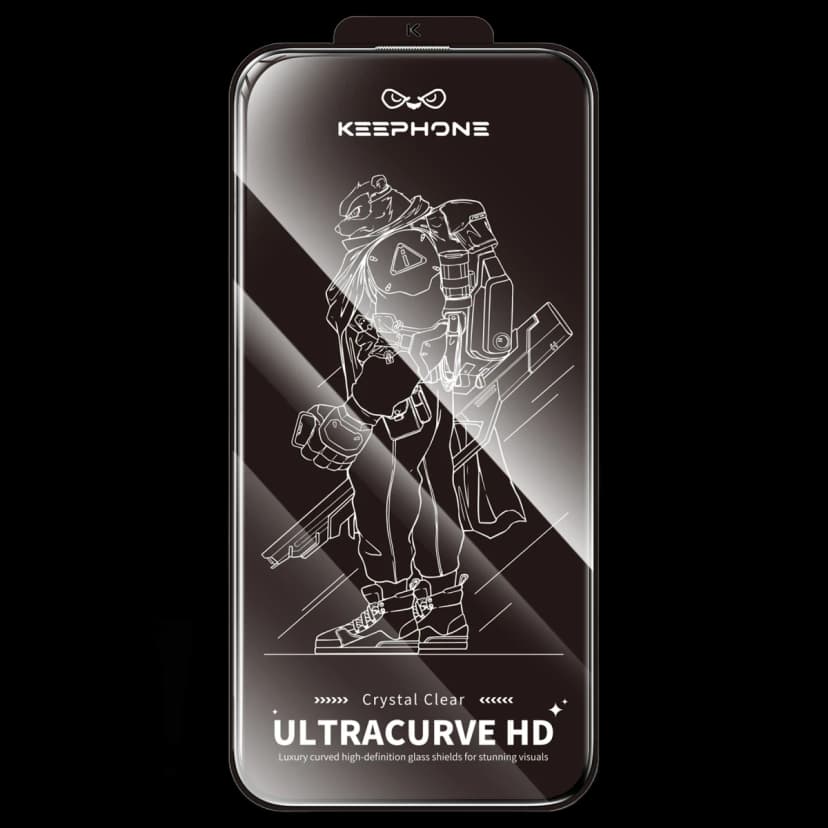 Keephone Apple iPhone 14 Pro UltraCurve HD 3D Cam Ekran Koruyucu
