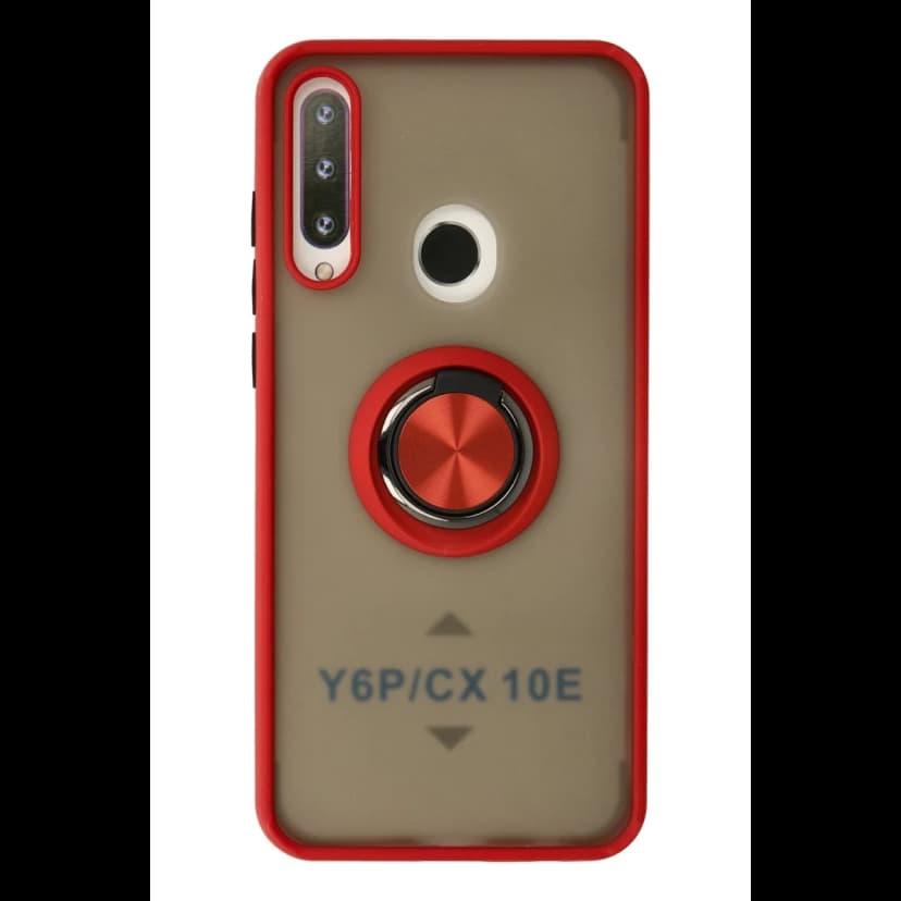 Newface Huawei Y6P Kılıf Montreal Yüzüklü Silikon Kapak