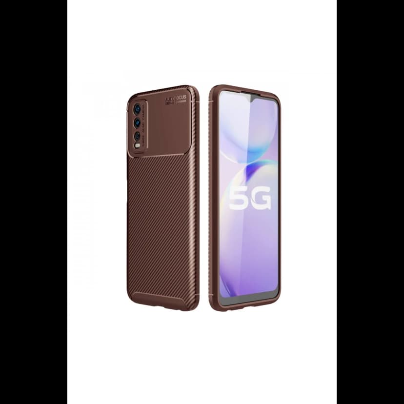 Newface Vivo Y11S Kılıf Auto Focus Karbon Kapak