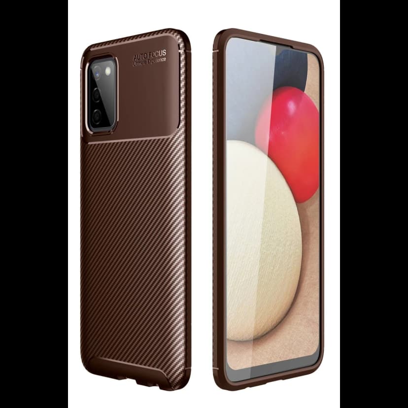 Newface Samsung Galaxy A02S Kılıf Auto Focus Karbon Kapak