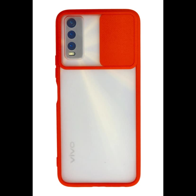 Newface Vivo Y11S Kılıf Palm Buzlu Kamera Sürgülü Silikon
