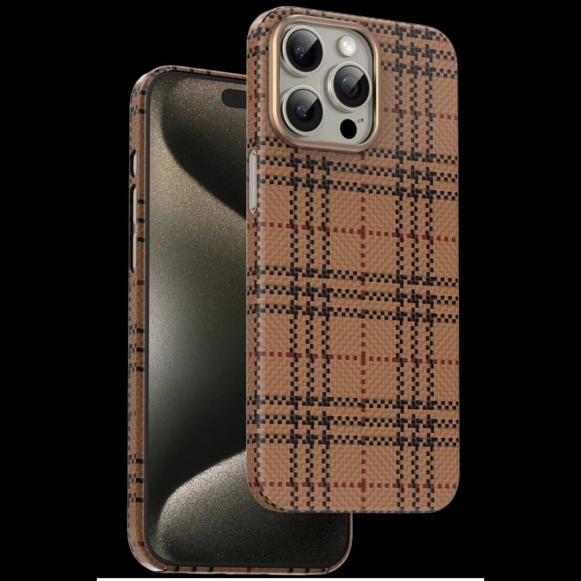 Keephone Apple iPhone 15 Pro Max Scots Kevlar Magsafe Kılıf