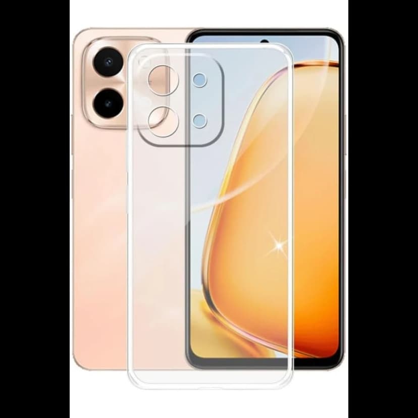 Newface Vivo Y28 Kılıf Lüx Şeffaf Silikon